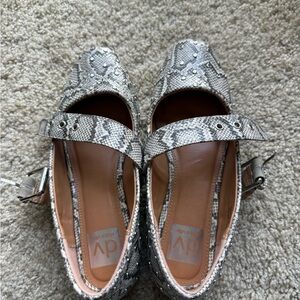 DV by Dolce Vita Snake Print Mary Jane Flats
